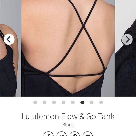 Lululemon Flow & Go Tank sz 8 - Picture 5 of 9